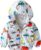 FYMNSI Toddler Baby Boys Girls Hooded Jacket Windbreaker Lightweight Dinosaur Print Coat Autumn Long Sleeve Windproof Outwear