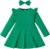 Magic Park 18M-6Y Baby Girls Ruffle Casual Dress Toddler Girl A-line Skirt Kids Plain Dresses Birthday Holiday Outfits