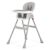 Portable 2-in-1 Tabletalk High Chair, Convertible Compact High Chair, Light Weight Portable Highchair, Grey