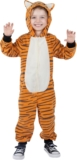 Sincere Party Tiger Onesie Novelty Tiger Jumpuit with EMB Face Costume for Kids 2XL(12-14)