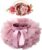 Tutu.kk Toddle Tutu Skirt for Baby Girl with Diaper Cover, Soft Baby Tutu Dress 0-6months with Flower Headband