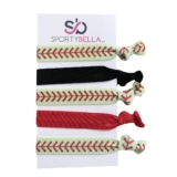 Softball Hair Accessories, Softball Hair Ties, Pick Your Colors- No Crease Hair Elastics Set for Girls, Softball Player Team Gifts