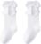 Baby Knee High Socks Toddler Long Socks Girls Bow Ruffled Knee Socks Cotton Tube Stockings Infant Dress Socks