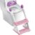 2 In 1 Potty Training Toilet Seat & Toddler Step Stool, Bottom Triangle Stability Toddler Toilet Seat, Adjustable Step & Seat Height Potty Seats for Toddlers Boys Girls (Purple)