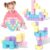 Magnetic Building Blocks Toys for Toddler Girls Boys Age 3-5 5-7 4-8 Macaron Magnetic Blocks Stem Sensory Toys, Preschool Learning Activities Birthday for 3 4 5 6 7 Year Old Boys Girls