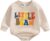 FYBITBO Baby Girl Boy Crewneck Sweatshirt Bubble Romper Long Sleeve Shirt Onesie Valentines Outfit Fall Clothes