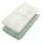 Changing Pad Cover, Ultra Soft Minky Dots Plush Changing Table Covers for Baby Girls and Boys, 2 Pack (Roman Green & Lily White)