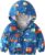 FYMNSI Toddler Baby Boys Girls Hooded Jacket Windbreaker Lightweight Dinosaur Print Coat Autumn Long Sleeve Windproof Outwear