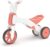 Chillafish Bunzi Gradual Balance Bike and Tricycle, 2-in-1 Ride on Toy for 1-3 Years Old, Silent Non-Marking Wheels, Flamingo, Large