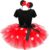 Baby Toddler Girl Polka Dots Fancy Dress Up Costume Birthday Party Tulle Dresses with Polka Dot Headband