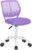 FurnitureR Students Cute Desk Chair Ergonomic for Teens Boys Girls Youth Low-Back Armless Study Writing Swivel Mesh Seating with Adjustable Height for Home Office Living Room Bedroom School, Purple