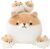 SQEQE Stuffed Animal Shiba Inu Plush Toy with 4 Baby Shiba Inu Plushies in her Tummy, Stuffed Cotton Plush Animal Toy Gift for Kids