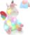 Athoinsu 12” Light up Unicorn Stuffed Animal Soft Plush Toy with Colorful LED Night Lights Glowing Birthday Children’s Day Gifts for Girls Toddler Kids Women
