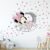 Mickey Minnie Mouse Large Wall Sticker for Kids Baby Room Nursery Interior Decoration Wall Decal (Minnie)