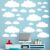 White Clouds for Ceiling Wall Decals, 31Pcs Mixing Size Colud Decal for Kids Bedroom Home Decor Vinyl Cloud Nursery Decals Stickers Baby Room Cloud Wallpaper Art Decoration Poster