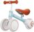 allobebe Baby Balance Bike, Cute Toddler Bikes 12-36 Months Gifts for 1 Year Old Girl Bike to Train Baby from Standing to Running with Adjustable Seat Silent & Soft 3 Wheels