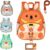 BabbleRoo Toddler Backpack – Light & Comfortable, Water Resistant Neoprene, Animal Backpack, Karie the Kangaroo