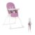 Dream On Me Snack and Stow Baby High Chair in Mauve – Easy to Fold and Store, Portable Travel Chair With Removable and Three Position Adjustable Tray