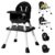 6 in 1 Baby High Chair, Convertible Highchair for Babies and Toddlers (Black)