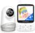HelloBaby Baby Monitor – Portable Video Baby Monitor with Camera and Audio, 4″ IPS, 29-Hr Battery, 1000ft Range, Night Vision, 2-Way Audio, No WiFi,Temperature, Ideal for Travel