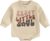 fhutpw Newborn Baby Girl Oversized Sweatshirt Romper Ruffle Long Sleeve Crewneck Onesie Sweater Tops Infant Fall Clothes