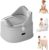 3 in 1 Toddler Potty Training Toilet Seat Potty Seats with Steps Ladder foldable Potty Train Chair Adapter for Toddlers Kids Boys Girls Child Baby Must Haves Step Stool Essentials Portable Stairs