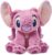 Disney Store Official Angel Medium Soft Toy for Kids, Cuddly Character with Fuzzy Texture and Embroidered Details, Flexible Floppy Ears, Disney Plushy Suitable for All Ages.