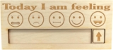 Today I Am Feeling Sign – Emoji Mood Chart, Daily Feelings Tracker for Kids & Adults, Therapy, Autism and Classroom Decor, School Counselor and Teacher Supplies, Nonverbal Communication Tool