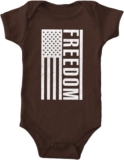 Tcombo Freedom – USA American Flag Vertical Bodysuit