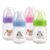 4 Pack Anti-Colic Options+ Baby Bottles, Narrow Pretty Baby, 2oz 60ml (XU-VK5O-0KX5)