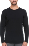 100% Merino Wool – Men’s Long Sleeve Crew Shirt – Thermal Base Layer