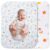 Baby Changing Pad Changing Table Pads Waterproof Large Size 37.5×27.5 Inch Portable Diaper Changing mat Liners Reusable Washable Mattress Protector for Girls & Boys 2 Pack