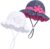 Baby Girl Wide Brim Bucket Hats with UPF 50+ Outdoor Adjustable Beach Hat with Sun Hat