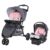 Baby Trend EZ Ride Stroller Travel System with EZ-Lift™ Infant Car Seat, Flamingo Pink