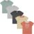 Cudlie 5-Pack Toddler/Baby Boy Short Sleeve Shirts – Premium Quality T-Shirt Tops