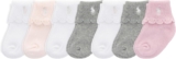 Polo Ralph Lauren Baby Classic Sport Ankle Socks-6 Pair Pack-Soft Stretchy Yarn & Stay Up Top