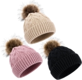 Baby Beanie Hat, Infant Newborn Toddler Winter Warm Knit Cap for Little Boys Girls, Winter Warm Hat