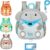 BabbleRoo Toddler Backpack, Kids Backpack – Light & Comfortable, Water Resistant Neoprene, Backpack Leash for Toddlers 1-3, Reflective Strips for Visibility, Animal Backpack, Ernie the Elephant