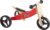 Lil’ Rider 2-in-1 Wooden Balance Bike & Push Tricycle- Ride-On Toy with Easy Grip Handles, No Pedals, Rubber Wheels for Boys and Girls, Ages 18 Months and Up , Red, Large