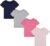 BTween Girls 4-Piece Tops | Fashionable Short Sleeve T-Shirt | Casual Daily Shirt for Kids – Assorted Colors