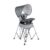 Baby Delight Go with Me Uplift Deluxe Portable High Chair | Travel High Chair | Sun Canopy | Indoor and Outdoor | Elephant Grey