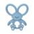 Dr. Brown’s Flexees Blue Bunny, Soft 100% Silicone Baby Teether, BPA Free, 3m+