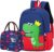 Kids Preschool Kindergarten Backpack Lightweight Cool Cute Cartoon Travel Backpack With Lunch Bag For Boys Girls