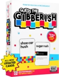 Guess The Gibberish Card Game for Families by Relatable, From The Creators of Incohereant, Fun Kids Games for Kids 12+, Game Night With Friends, Includes 400 Cards, Instructions, and 1 Sand Timer