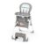 Ingenuity Proper Positioner Create Up! Multi-Mode Folding High Chair – Covertible Activity Desk and Tower – 9 Modes of Use – Storage Pockets – Soulful Skies – OM – 5Y
