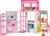 Barbie Doll House with Furniture & Accessories Including Pet Puppy, 4 Play Areas (Kitchen, Loft Bed, Bathroom & Dining Room)