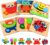 Dreampark Wooden Puzzles for Toddlers Ages 1-3, Montessori Toys for 1 2 3 Years Old Girls Boys Baby Kids Puzzle Learning Educational Christmas Birthday Gifts Toys 6 Pack Animal Jigsaw Puzzle
