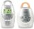 VTech DM221 Audio Baby Monitor with up to 1,000 ft of Range, Vibrating Sound-Alert, Talk Back Intercom & Night Light Loop, White/Silver