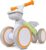 Baby Balance Bike for 1 Year Old Boys Girls 12-24 Month Toddler Balance Bike, Storage Basket, 4 Wheels and Adjustable Seat, Toddler First Bike, First Birthday Gifts