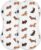 Muslin Baby Burp Cloths Set of 2, Soft Absorbent Cute Dogs Dachshunds Muslin Washcloths, Bibs, Face Towel for Newborn Boys Girls, 22 x 11 Inch